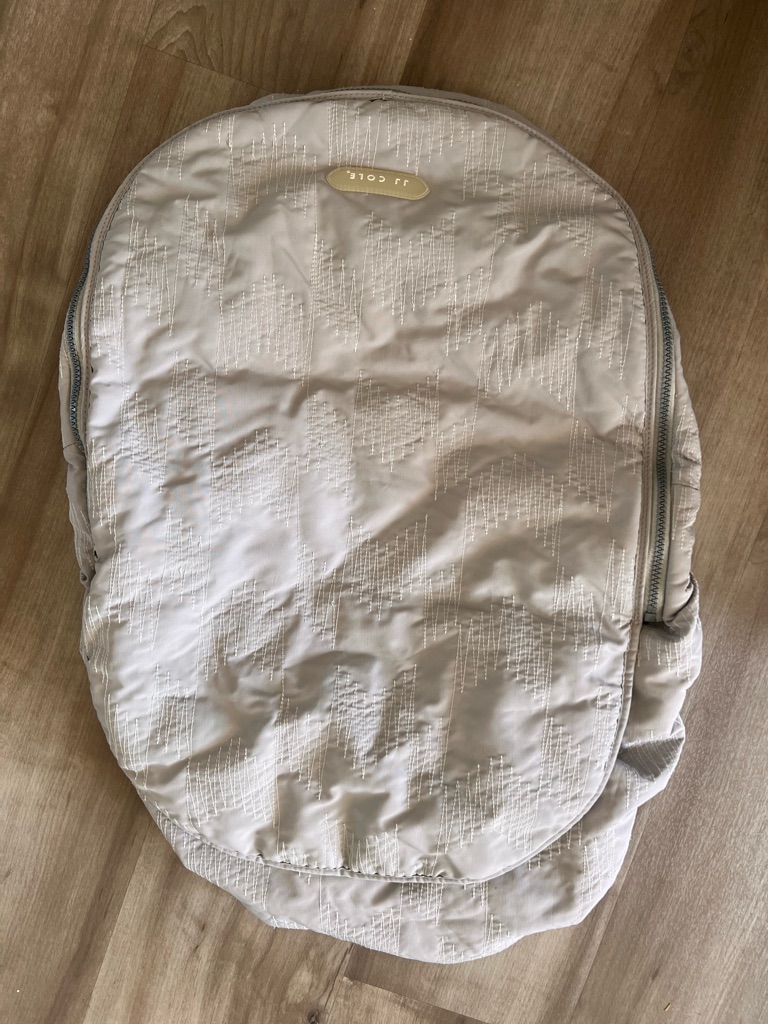 Light Gray Quilted Car Seat Cover